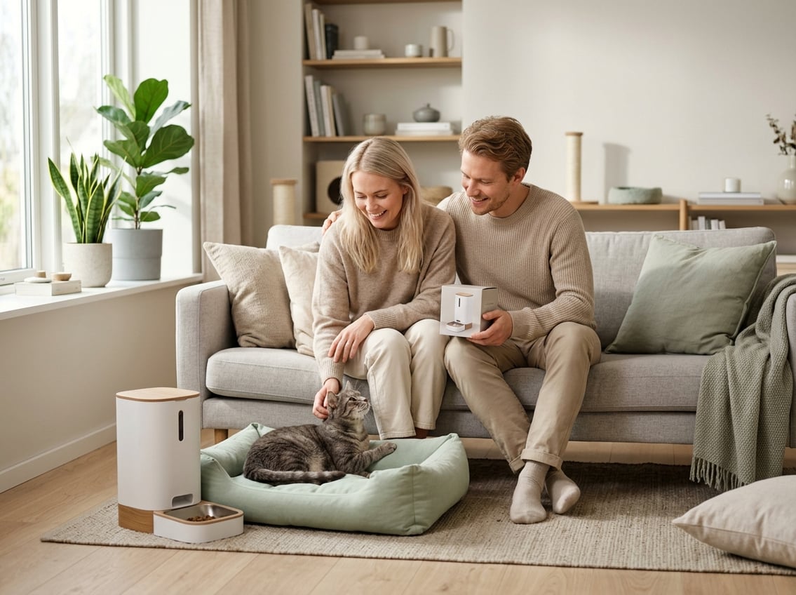 Når katten er en del af familien kan gaven også gøre hverdagen lettere